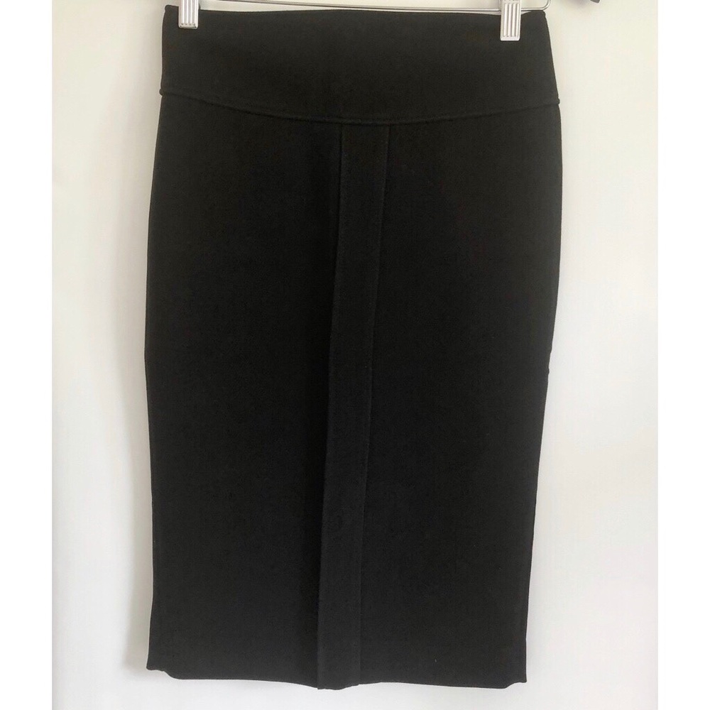 Zara Basic Pencil Skirt Black Size: XS